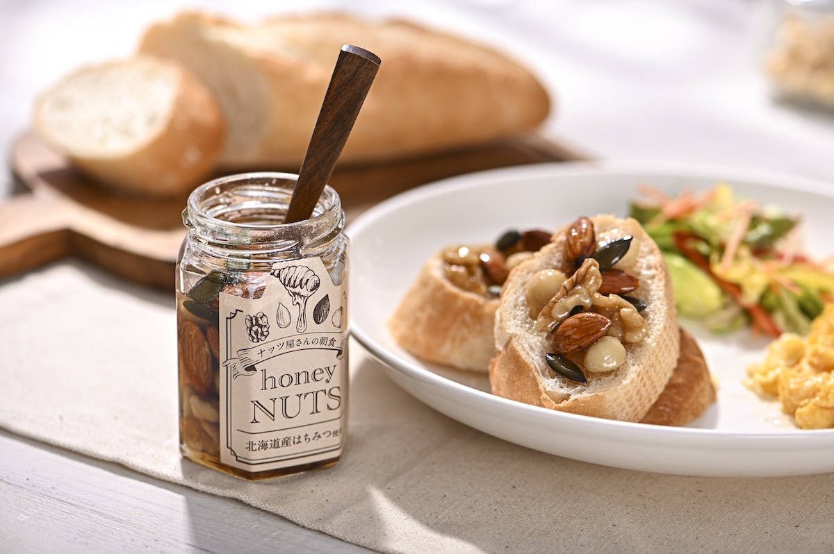 ハニーナッツの朝食シーン撮影