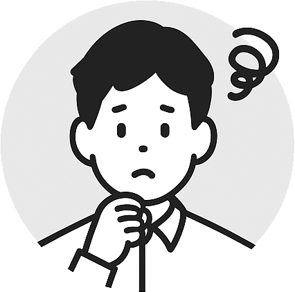 コンテンツのネタが尽きる悩みイメージ