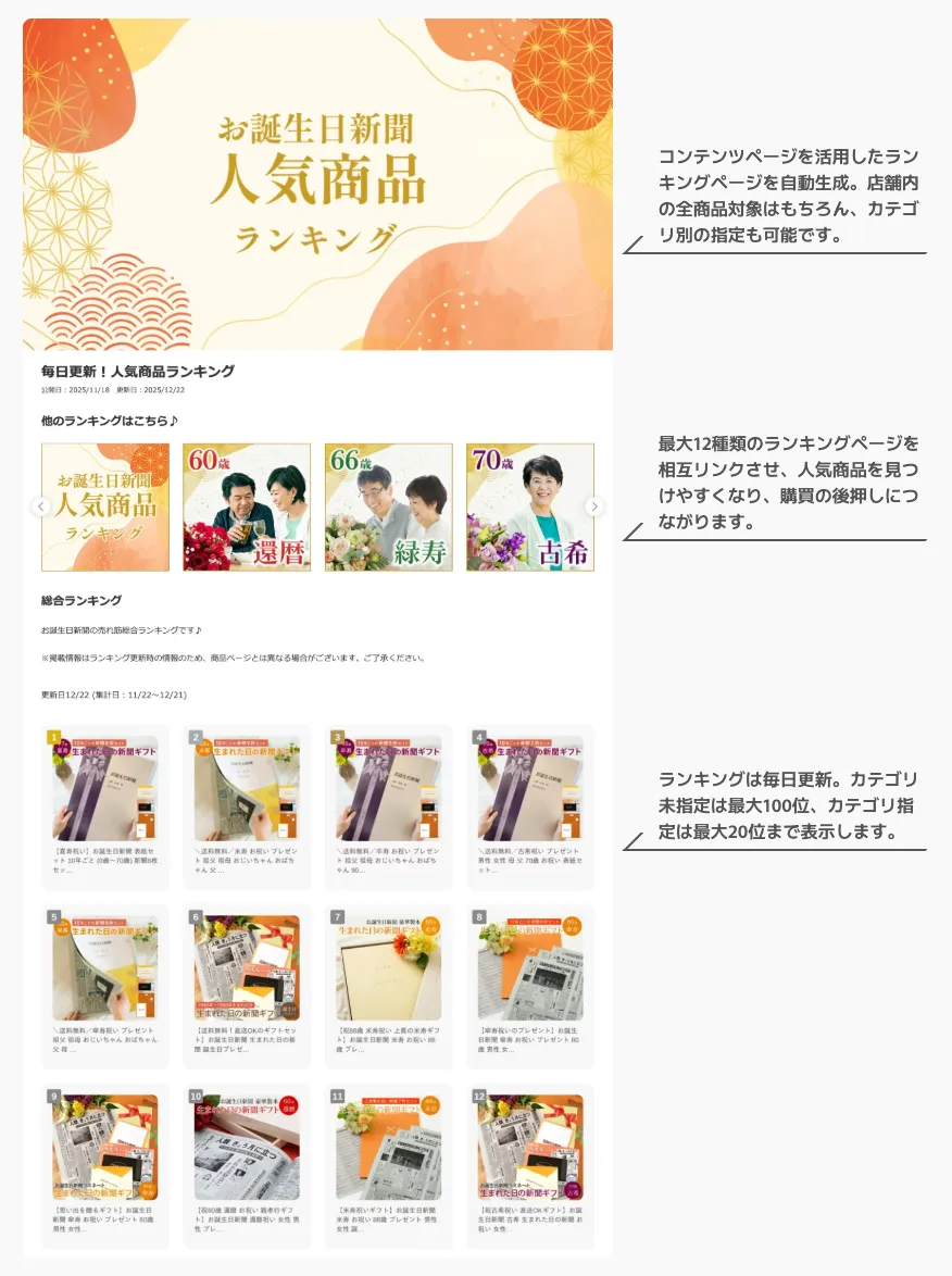 スマホ用カテゴリ別ランキング